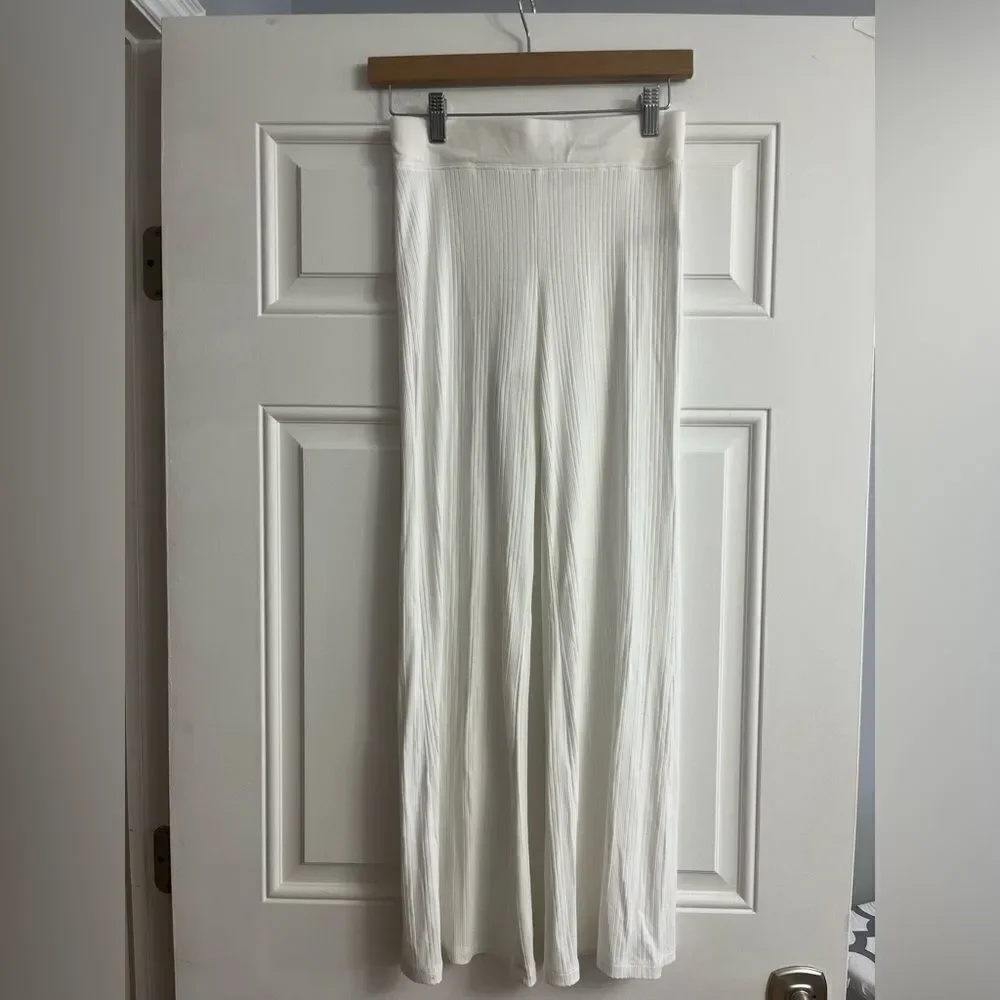Jonathan Simkhai ribbed white pants New Size XS
